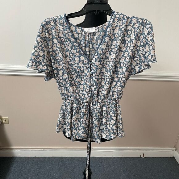 Sienna Sky Tops - Sienna Sky Wrap Floral Blouse